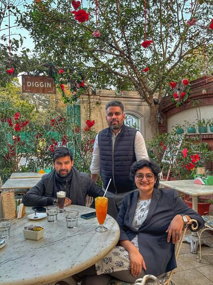 When three Advocates on Record get together. A casual meeting with friends and colleagues from the Supreme Court.