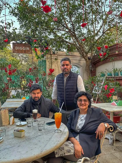When three Advocates on Record get together. A casual meeting with friends and colleagues from the Supreme Court.