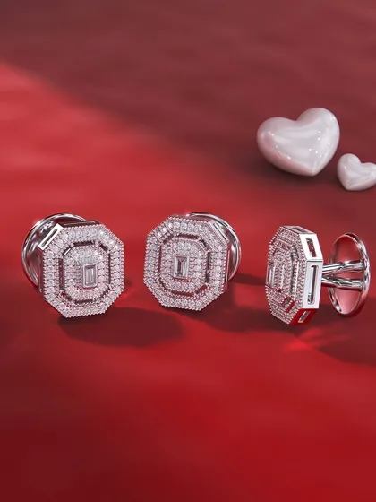 Ignite the spark this Valentine's Day. These octagonal diamond cufflinks from my 'Pieces of You' collection are as enduring as your love. Give a symbol of everlasting affection and create an unforgettable memory.