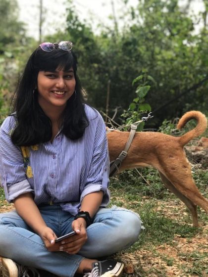 A candid shot from a weekend workshop. I love creating opportunities for pet parents to learn and grow alongside their dogs in a supportive, natural environment.