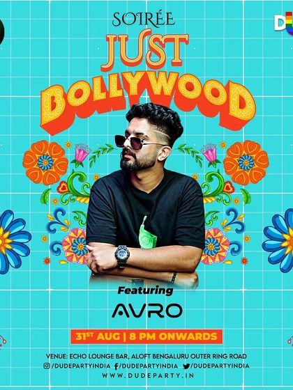 Soirée Just Bollywood at Echo Lounge. I bring pure Bollywood energy for dedicated theme nights.