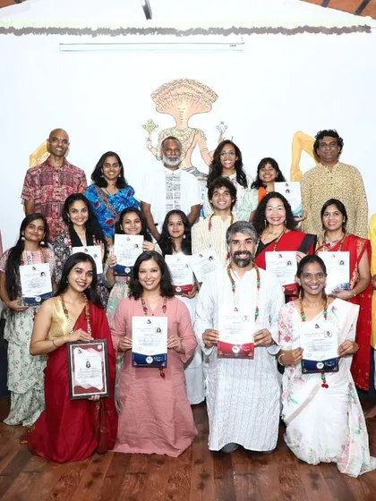 A proud moment with our TTC graduates, holding their well-earned certificates. Each student's journey is unique, and it is an honor to be a part of it.