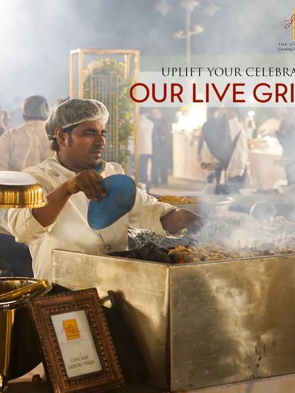 Another look at our live grills in action, bringing the sizzle to your event. We ensure the freshest, most flavourful grilled items are served hot and fresh to your guests.