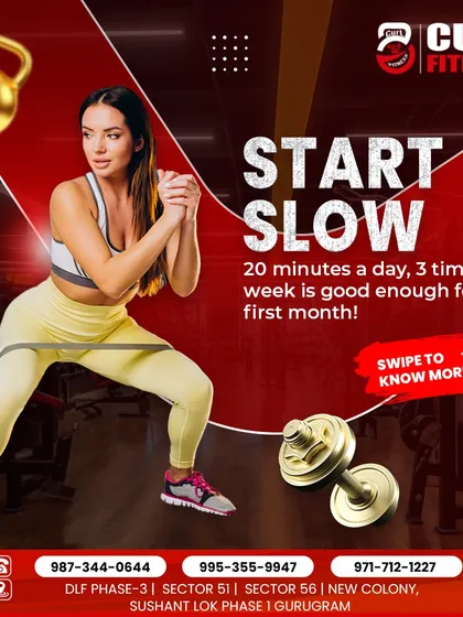 Tip for returning to the gym: start slow. You don't need to go all out. 20 minutes a day, 3 times a week is a great start for the first month.