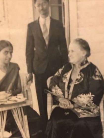 A rare and precious photo of Dr. Maria Montessori in India with renowned physicist Dr. Raja Ramanna and his mother. This glimpse into history shows the wide-reaching influence of her work.