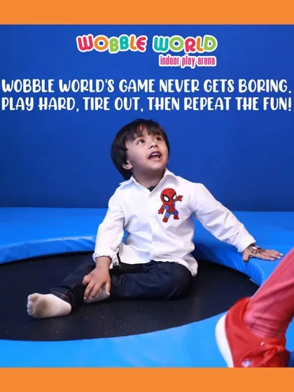The fun never gets boring on our trampolines. It's a place to play hard, get tired, and then bounce right back for more.