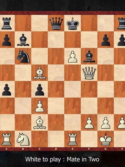 Puzzle for the day. White has a checkmate in two moves. Can you find it?