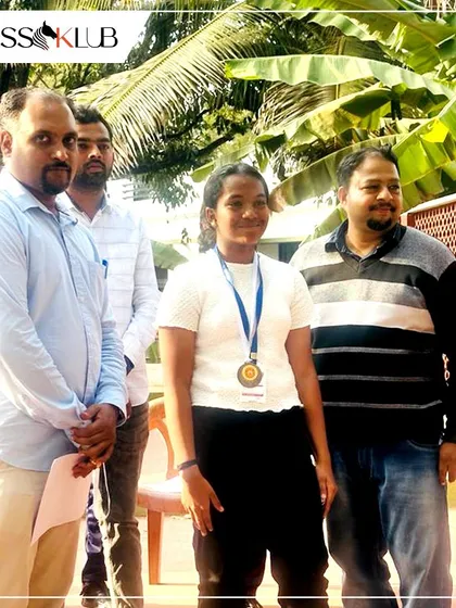 Here is our student Vibha Vinod Pillai, who stood 7th in her category at the same interschool tournament. We are proud of all our players who participate and give their best.