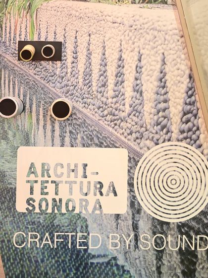 A branding shot for Architettura Sonora, a brand we partner with, whose philosophy is "Crafted by Sound." We choose partners who share our commitment to creating audio products that are as aesthetically pleasing as they are acoustically advanced.