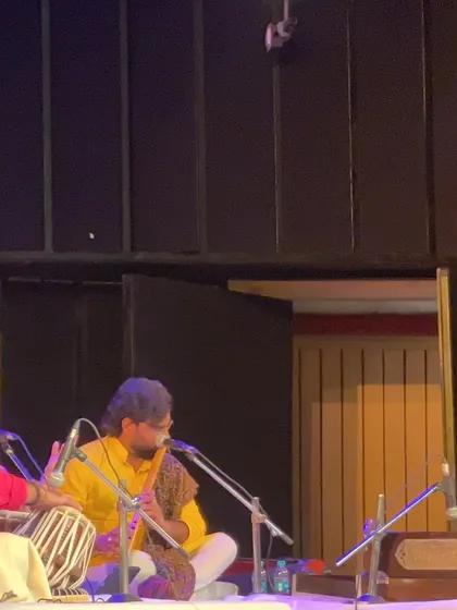 Glimpses from the Guru Debaprasad Nrutya Parampara concert with a full ensemble including flute and harmonium.