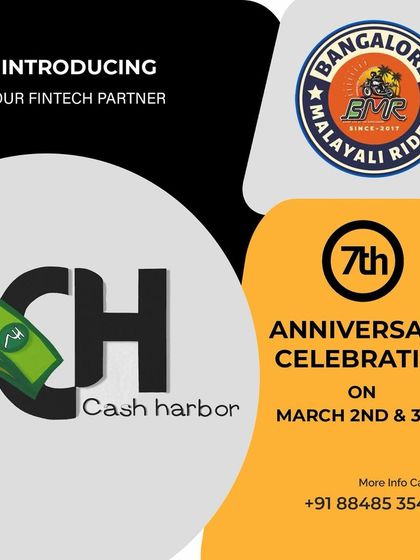 For our 7th anniversary, we partnered with Cash Harbor, a financial solutions company. It's great to have partners who support our community's growth.