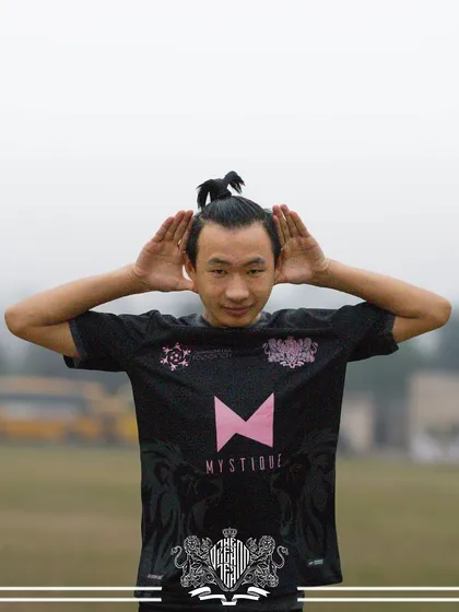 U19 Lion, listening for the whistle.