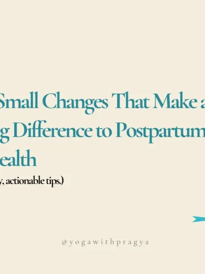 Pragya Bhatt - Therapeutic Yoga Postpartum Yoga: Gentle Recovery & Reconnection photo 23