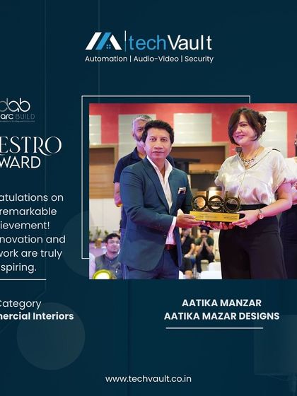Presenting the Maestro Award for Commercial Interiors. Congratulations to the talented winners.