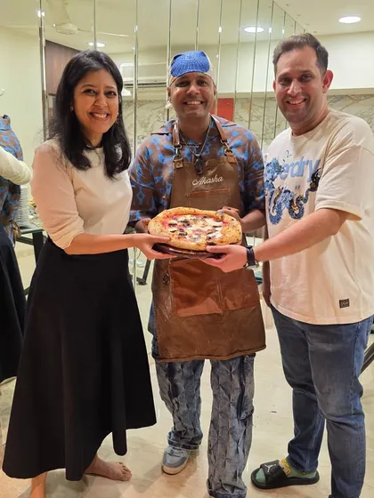 The hosts of the party were thrilled with the pizzas. It's always a pleasure to serve people who truly appreciate the craft of contemporary Neapolitan pizza.