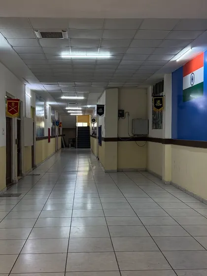 The corridors of our academy are adorned with symbols of the Indian Armed Forces. This is the world you will soon be a part of.