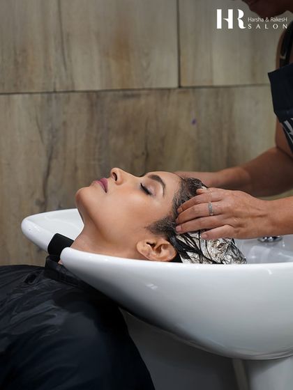 Let the stress melt away with our luxurious hair spa. This is a moment just for you, where we deeply nourish and condition your hair, leaving it soft, healthy, and ready for any bridal style.