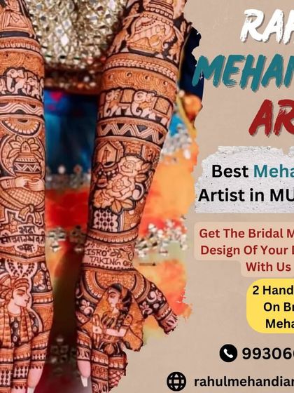 My promise is to give you the bridal mehndi of your dreams. I offer special packages, like 2 hands free, for bridal bookings.