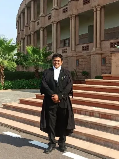 Appearing at the Rajasthan High Court in my home state of Jodhpur. The new building's architecture, blending royal history with constitutional elegance, is truly magnificent.