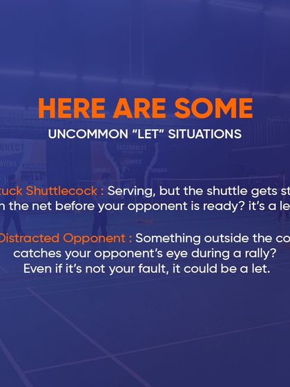 Know the rules to win the point. These infographics clarify common areas of confusion, like court boundaries for singles vs. doubles, the "in or out" line calls, and the uncommon "let" situations.