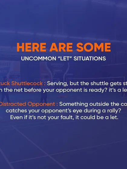 Know the rules to win the point. These infographics clarify common areas of confusion, like court boundaries for singles vs. doubles, the "in or out" line calls, and the uncommon "let" situations.