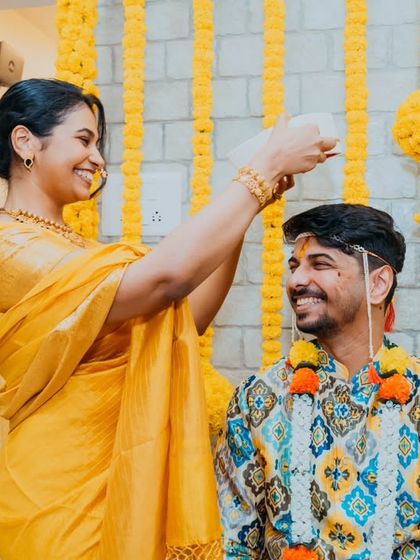 The Joyful Beginning: Engagements, Haldi & Sangeet photo 25