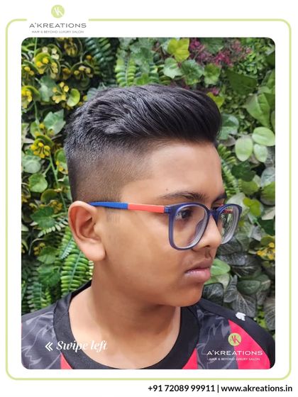 For our more creative clients, we offer services like hair tattoos. This sharp design adds a unique and personal touch to a classic fade haircut.