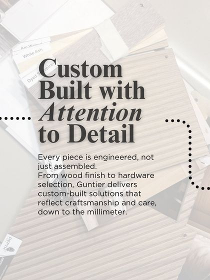 Every piece we create is engineered, not just assembled. We deliver custom-built solutions that reflect true craftsmanship, down to the millimeter.