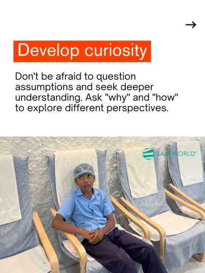 This young visitor taught us a lesson in curiosity. He wasn't afraid to ask "why" and "how," seeking a deeper understanding of our therapies. It's a mindset we can all learn from.