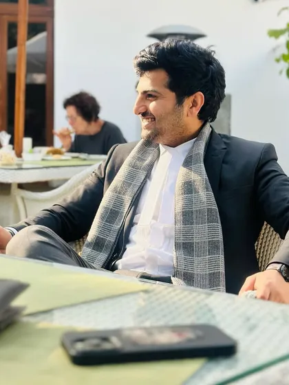 Enjoying a cup of tea outdoors. Simple moments of peace are important to maintain focus and perspective.