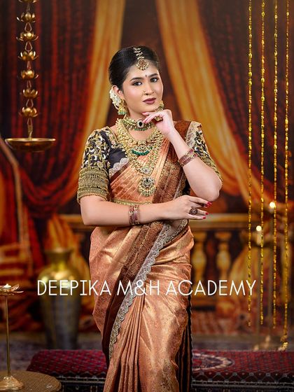 Deepika Makeup and Hair - Professional Makeup & Hair Academy My Signature: South Indian Bridal Artistry photo 24
