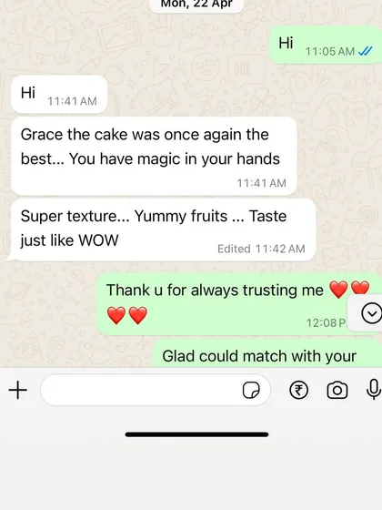 "You have magic in your hands... Taste just like WOW." This review for a fresh fruit cake highlights what I strive for: a cake that looks and tastes amazing.