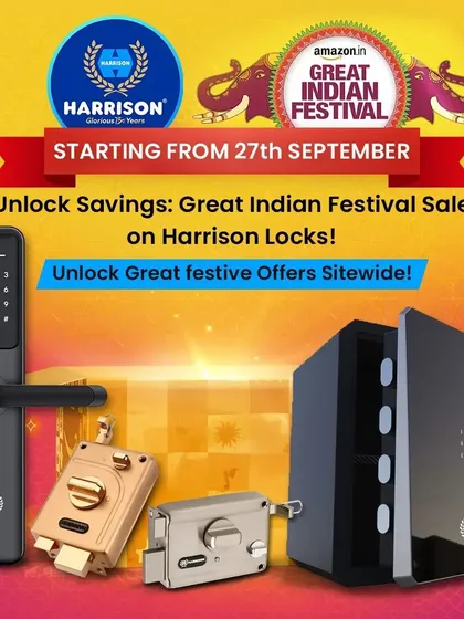 The Great Indian Festival Sale is on! This is your chance to unlock incredible savings on our entire range of locks and safes on Amazon. Upgrade your home security with our premium products at festive prices.