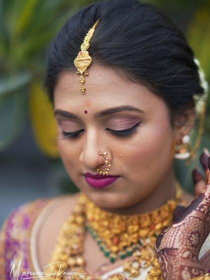 Makeovers by Ramya - Bridal & Special Occasion Makeup Traditional Muhurtham Looks photo 15