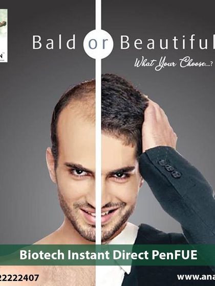 Bald or Beautiful? The choice is yours. Our Biotech Instant Direct Pen FUE is an advanced technique that delivers beautiful, natural results, helping you choose confidence.