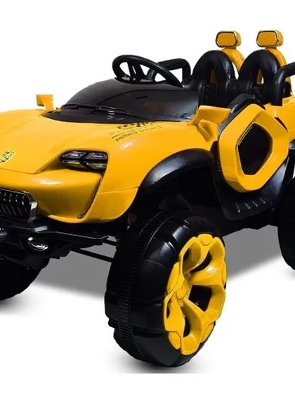 This yellow battery-powered jeep is another fantastic option for adventurous kids. It features realistic details and is designed for safe, exciting outdoor play.