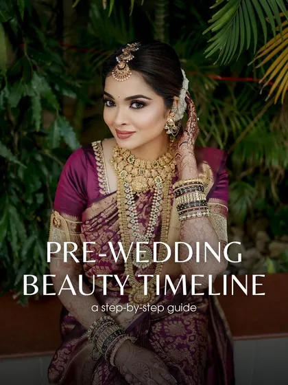 My pre-wedding beauty timeline, a step-by-step guide for all brides-to-be. Planning your beauty prep is key to a stress-free and glowing wedding day.
