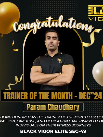 We are thrilled to honor Param Chaudhary as our Trainer of the Month. Your hard work and commitment to helping members achieve their goals make a difference every single day. Keep shining!