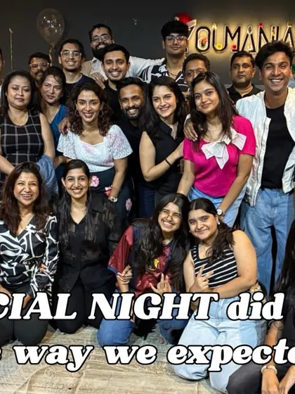 Our social nights don't always turn out as expected, they turn out better. A group photo capturing the happy faces of our TDA fam.