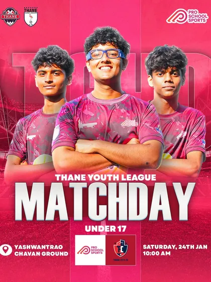 Locked in and fired up. Our U17 team is ready for their match against Thane City FC.