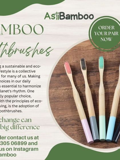This graphic highlights the collective impact of choosing a sustainable lifestyle, starting with our bamboo toothbrushes. Making mindful choices in our daily routines, like switching your toothbrush, is a simple step towards a healthier planet.
