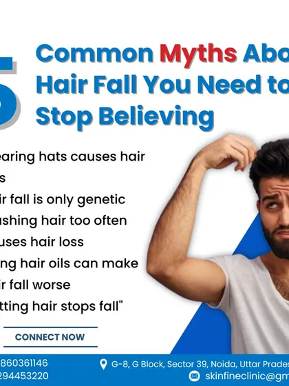 There is a lot of misinformation about hair fall. Believing myths like "cutting hair stops fall" or that "oiling alone is a cure" can delay effective treatment. I help my patients understand the real science behind hair health.