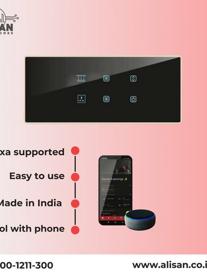 Our smart switches are proudly Made in India and supported by Alexa for easy voice control. They are simple to use and can be fully managed from your phone, offering the best of local innovation and global technology.