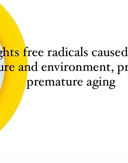 As a powerful antioxidant, Vitamin C fights free radicals caused by sun exposure and pollution, preventing premature aging.
