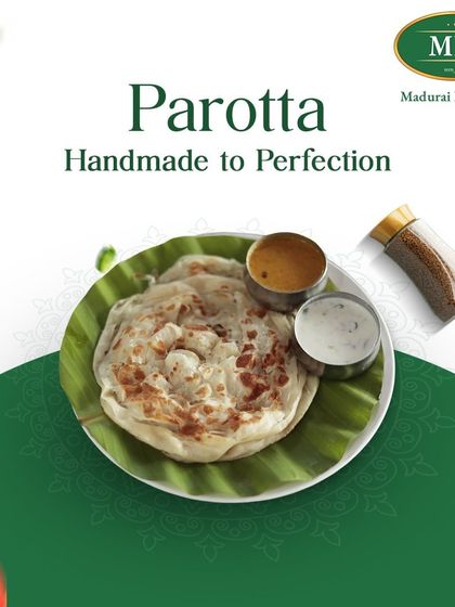 Handmade to perfection. Our parottas are soft, flaky, and delicious on their own or as part of a larger meal.