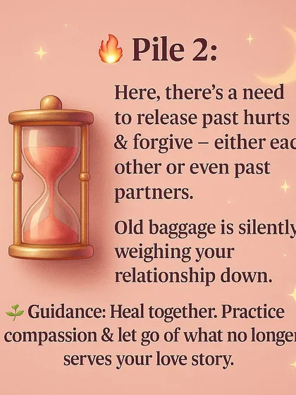 What needs to change for your relationship to grow? This reading helps identify key areas for improvement, such as the need for better communication, releasing past hurts, or finding the key to unlock your potential as a couple.