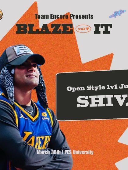 Our instructor Shiva announced as a judge for an open style 1v1 battle, bringing his flavor and swag to the panel.