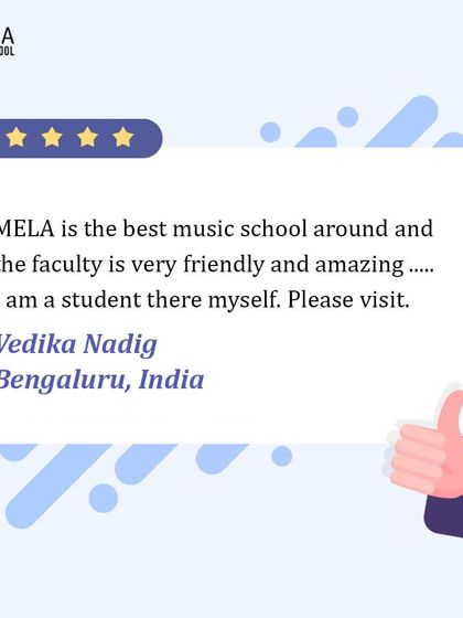 Mela Music School - Vocal Lessons Hear From Our Students: Testimonials & Success photo 4