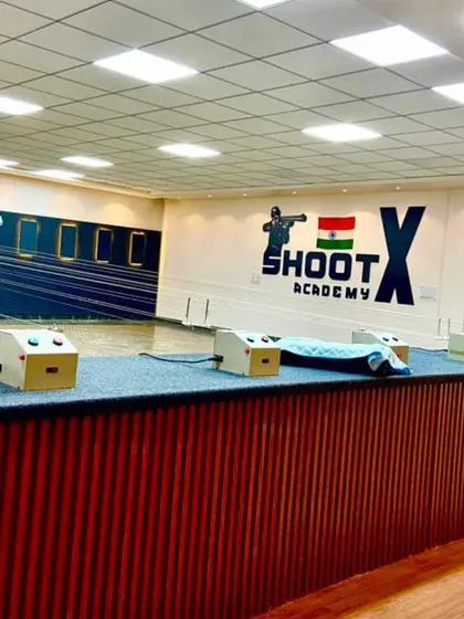 Welcome to ShootX Academy. Our shooting range is designed to provide a professional and focused training environment, featuring multiple electronic target lanes and ample space for you to perfect your marksmanship.