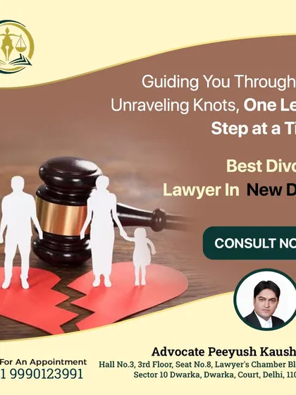 I am here to guide you through the complexities of separation one legal step at a time. As an experienced divorce lawyer in New Delhi, I offer compassionate and expert support to help you untangle legal knots.